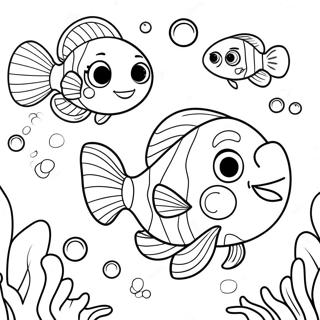 Bubble Guppies Skemmtun Undir Sjó - Litasíða Litasíður