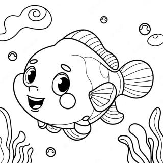 Bubble Guppies Skemmtun Undir Sjó - Litasíða Litasíður