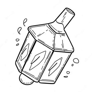 Litfagur Dreidel Snuningur Litabok 38011-8301