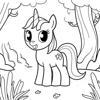 Twilight Sparkle I Tofrandi Skogi Litabok 39286-8574