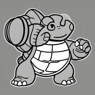 Blastoise Vatnsbyssu Lita Bok 40830-8916