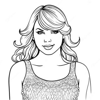 Taylor Swift I Glitrandi Kjol Litabok 4109 1194