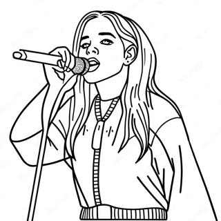 Billie Eilish Ad Koma Fram I Beinni Litabok 41273-9030
