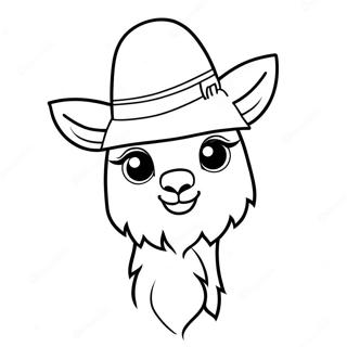 Saet Lama Med Hatt 42639-9329