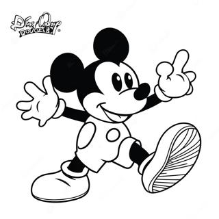 Mickey Mouse Ad Spila Fotbolta Litabok 4468 262