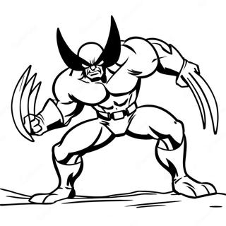 Wolverine I Bardagastodu Litabok 49252 10781