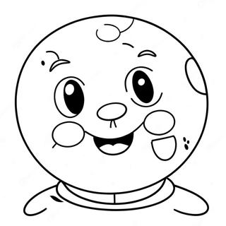 Fyndið Andlit Gumball Til Að Lita Litasíður