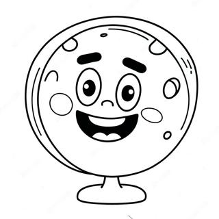 Fyndið Andlit Gumball Til Að Lita Litasíður