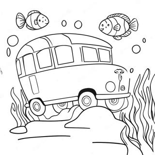 Tofraskolabill Undir Sjavarferd Litabok 49694-10884