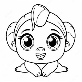 Dasamleg Grata Born Med Stor Augu Litabok 50639-11076