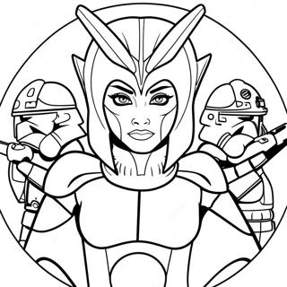 Ahsoka Tano Med Klonahermonnum Litunarsida Litasíður