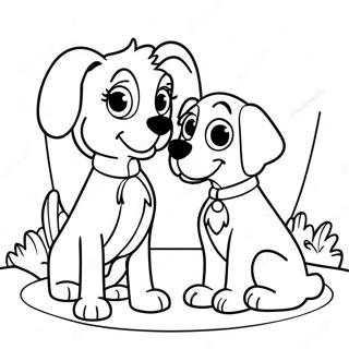 Lady Og Tramp Saetir Hundavinir Litabok 52668 11519