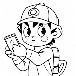 Ash Ketchum Med Pokedex Sinum Litabok 53301-11658