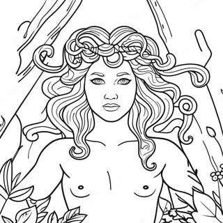 Medusa I Godsagnakenndu Skogi Litabok 53832-11775