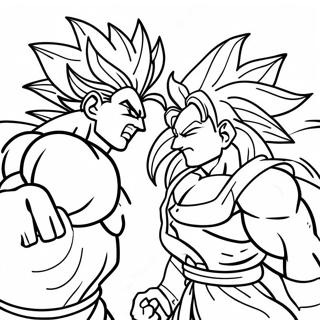 Gogeta Gegn Broly Litabok 54179-11856