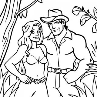 Tarzan Og Jane I Frumskoginum Litabok 54361-11895