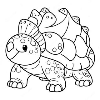 Ankylosaurus Litasíður