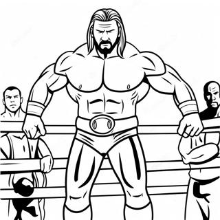 Triple H I Hringnum Litabok 55447 12144