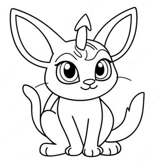 Espeon Med Glitrandi Augum Litabok 55631-12170