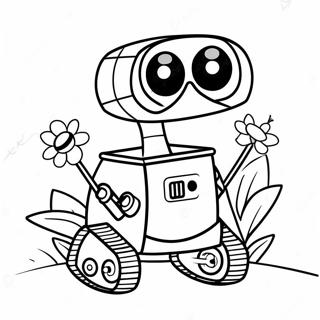 Saetur Wall E Med Blom Litabok 56284-12319