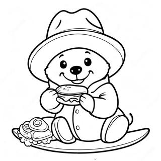 Paddington Ad Borda Samloku Litarefni Litasíður