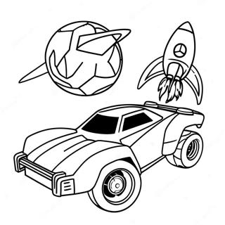Rocket League Bílakappakstur Litarefni Litasíður