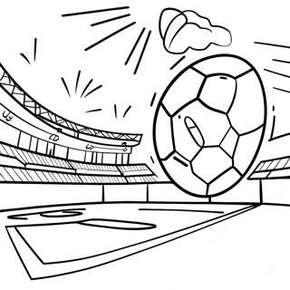 Rocket League Fótboltavöllur Litarefni Litasíður