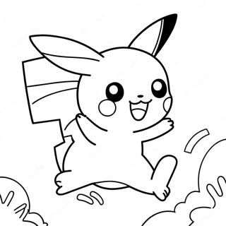 Pikachu Hoppar I Loftinu Litabok 58824-12870