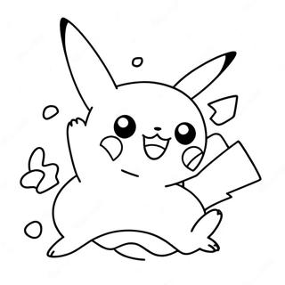 Pikachu Hoppar I Loftinu Litabok 58824-12871