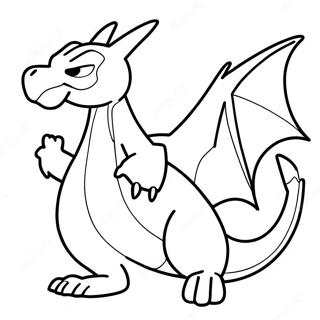 Charizard Andar Eld Litabok Litasíður