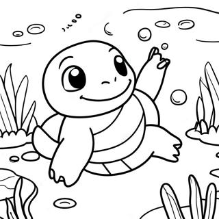 Squirtle Syndir I Tjorn Litabok 58827 12883