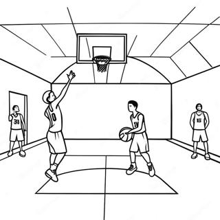 Korfuboltavollur Med Spilurum Litabok 6176-2780