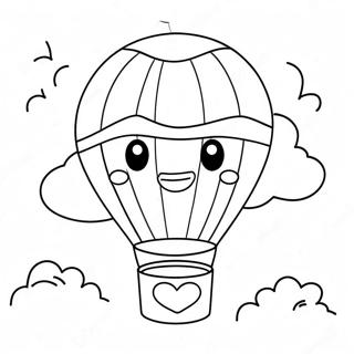 Saetur Heitt Loftbelgur Med Brosandi Andliti Litabok 61783-13592