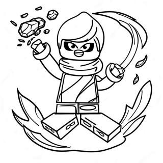 Lego Ninjago Cole Med Jardkraft Litunarsida Litasíður