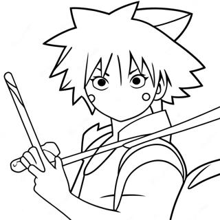 Sasuke Uchiha Med Chidori Litunarsida Litasíður