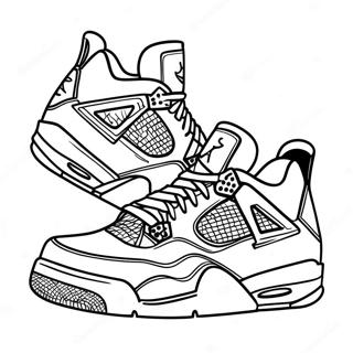 Cool Jordan 4 Sneakers Litabok 72211-16011