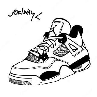 Cool Jordan 4 Sneakers Litabok 72211-16012