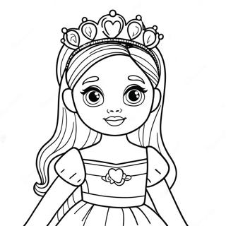 Prinsessu Dukka Med Glitrandi Tiara Lita Bok 72264 16058
