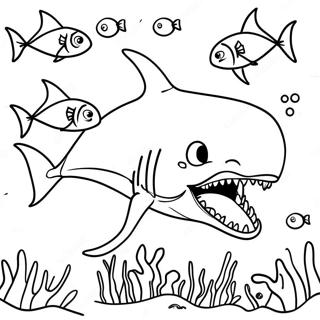 Megalodon I Undirvatnssenu Litabok 72572-16303