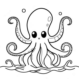 Leikandi Tinandi Kraken I Hafinu Litabok 72751-16436
