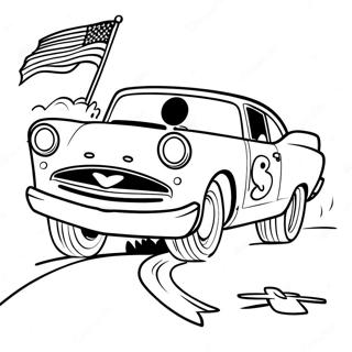 Chick Hicks I Kappakstri Litabok 7281-2072