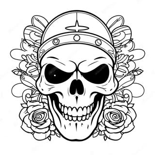 Gangsta Skull Tatuering Litabok 72934-16577