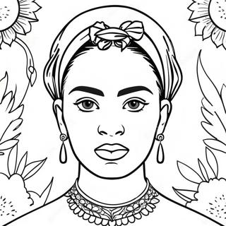 Frida Kahlo Portrett Litabok 73624-17114