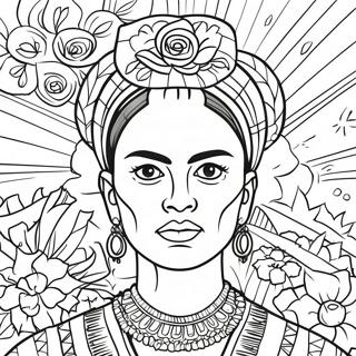 Frida Kahlo Sjalfsportrett Litabok 73626-17122