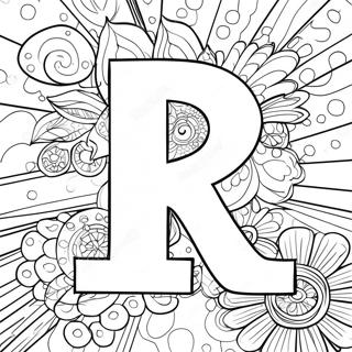 Keppnis Bokstafur R Litabok 75578-18643