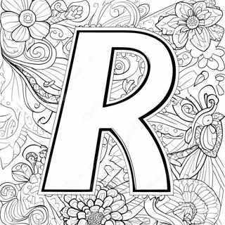 Keppnis Bokstafur R Litabok 75578-18644