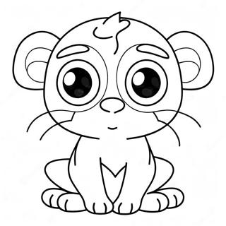 Stor Glitrandi Augu Litabok 75964-18940