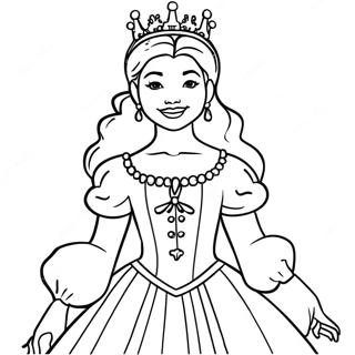 Falleg Drottning I Kjol Litabok 77191-19882