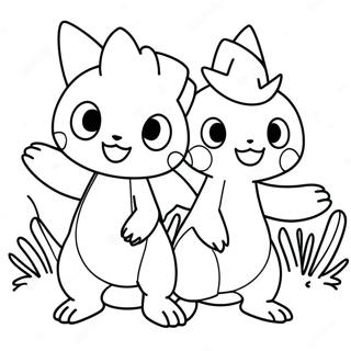 Pokémon Skarlat Og Fjólublátt Litasíður