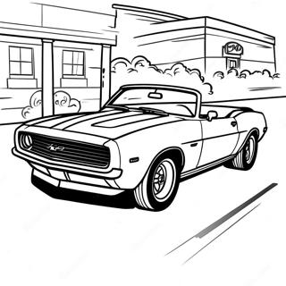 Lita Bok Um Camaro Cabriolet A Hreyfingu 78688 21034